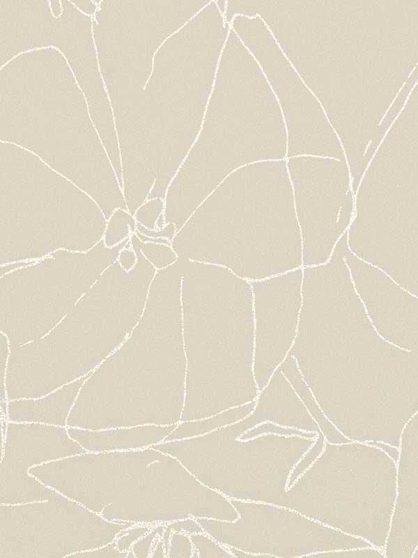 Garden fabric in wheat color - pattern number WTN1004.WT.0 - by Winfield Thybony in the Taniya Nayak collection
