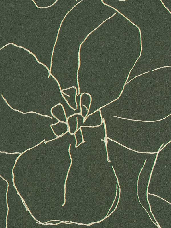 Garden fabric in forest color - pattern number WTN1007.WT.0 - by Winfield Thybony in the Taniya Nayak collection