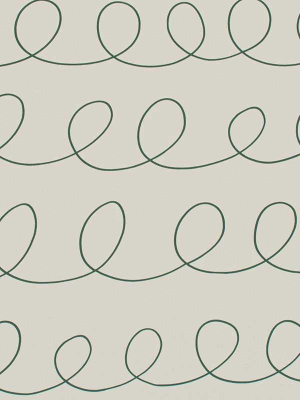Trifle wallpaper in forest color - pattern number WTN1070.WT.0 - by Winfield Thybony in the Taniya Nayak collection