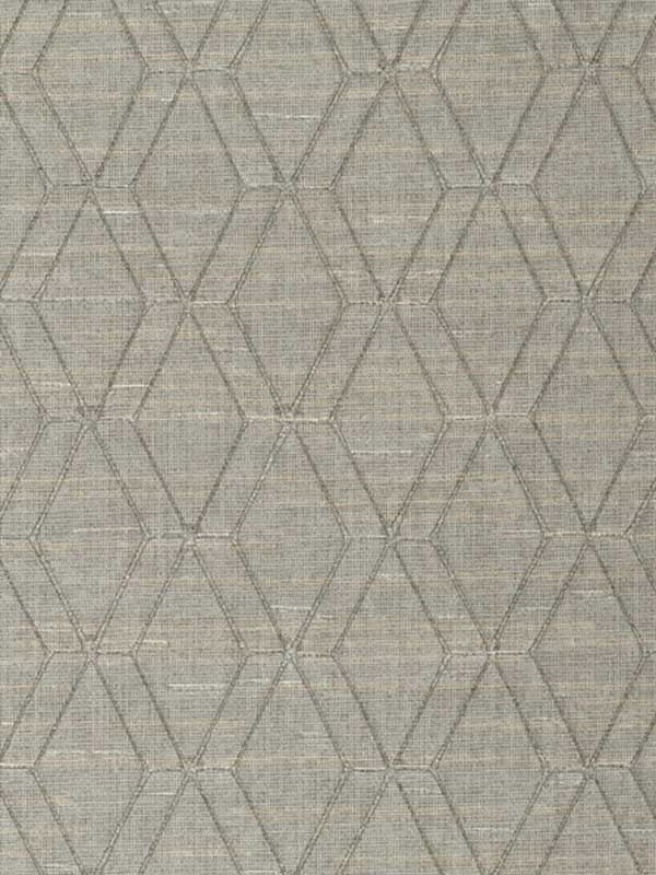 Archetype fabric in storm color - pattern number WHF3105.WT.0 - by Winfield Thybony in the Thom Filicia Performance Wallcoverings collection