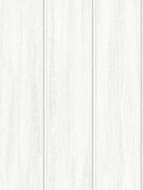 Wood Panel Peel and Stick wallpaper in alabaster color - pattern number NW39900 - by NextWall in the Peel and Stick Wallpaper by Nextwall collection