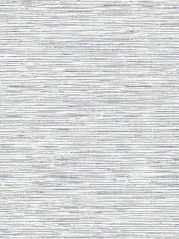 Cyrus Faux Grasscloth Peel and Stick wallpaper in dove grey and bluestone color - pattern number NW44708 - by NextWall in the Peel and Stick Wallpaper by Nextwall collection