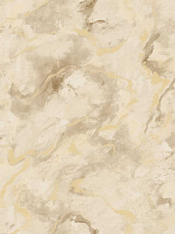 Silenus Marbled fabric in gold color - pattern number 4105-86601 - by A Street Prints in the Lumina collection