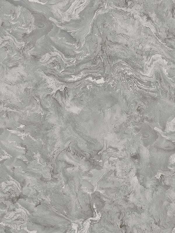 Meness Marbling fabric in grey color - pattern number 4105-86618 - by A Street Prints in the Lumina collection
