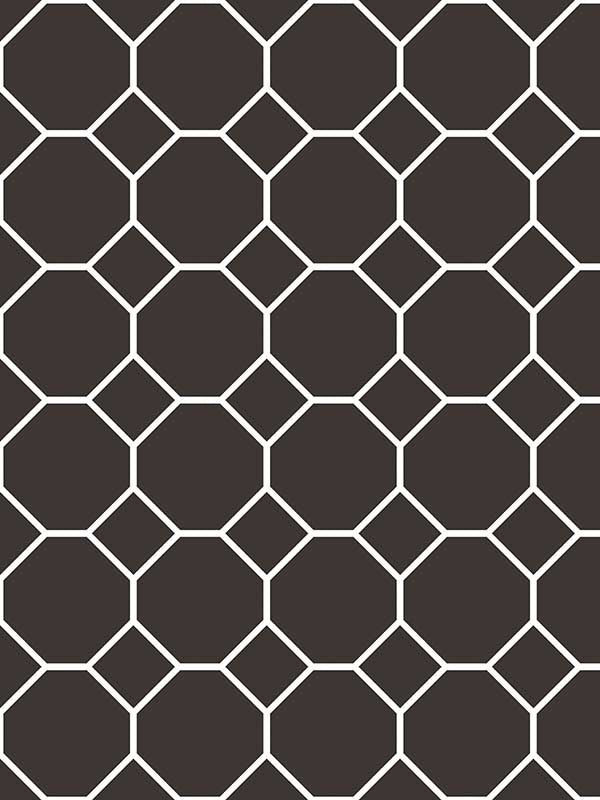 Bee Hive fabric in black white color - pattern number G45404 - by Galerie in the Just Kitchens collection