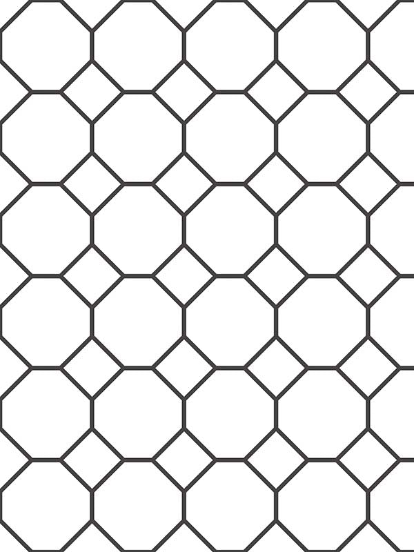 Bee Hive fabric in black white color - pattern number G45405 - by Galerie in the Just Kitchens collection