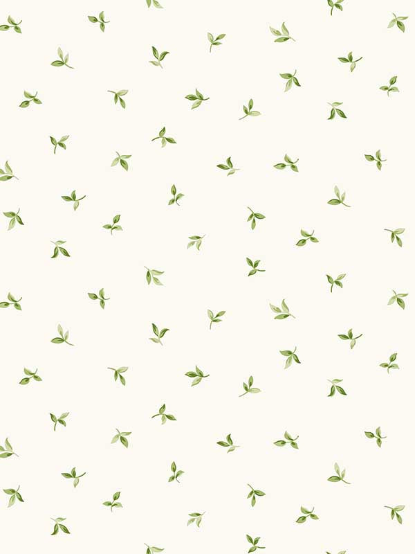 Leaf Toss wallpaper in green white color - pattern number G45437 - by Galerie in the Just Kitchens collection