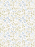 Spring Leaf Trail fabric in blue green color - pattern number G45455 - by Galerie in the Just Kitchens collection