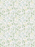 Spring Leaf Trail fabric in green blue color - pattern number G45457 - by Galerie in the Just Kitchens collection