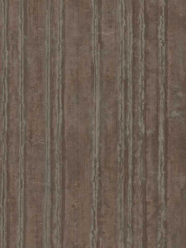 Vintage Tin Peel and Stick fabric in burnished bronze color - pattern number RRD7605N - by Ronald Redding in the Industrial Interiors Vol III collection