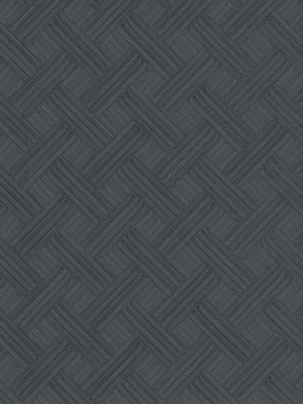 Wickwork wallpaper in ink press color - pattern number RRD7646 - by Ronald Redding in the Industrial Interiors Vol III collection