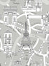 Paris Scene Peel and Stick fabric in argos grey color - pattern number NW44808 - by NextWall in the Peel and Stick Wallpaper by Nextwall collection