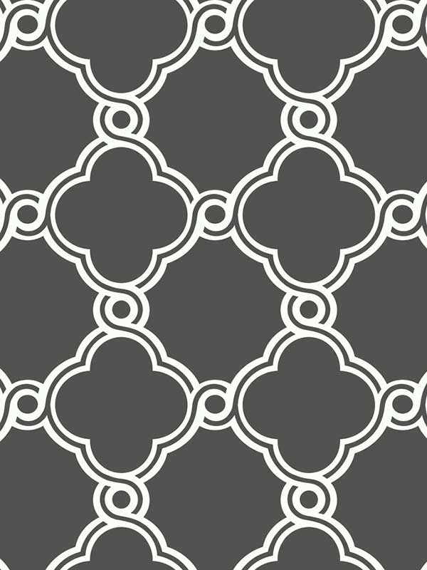 Open Trellis fabric in grey color - pattern number AP7490 - by York in the Inspired by Color Beige and Neutrals collection