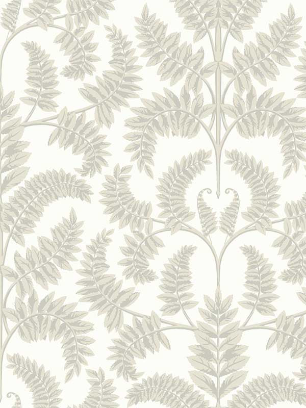 Royal Fern Damask fabric in beige color - pattern number DM4963 - by York in the Inspired by Color Beige and Neutrals collection