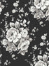 Heritage Rose fabric in black and grey color - pattern number FH4088 - by York in the Inspired by Color Black and White III collection