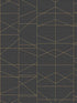 Modern Perspective fabric in gold color - pattern number GM7547 - by York in the Inspired by Color Black and White III collection