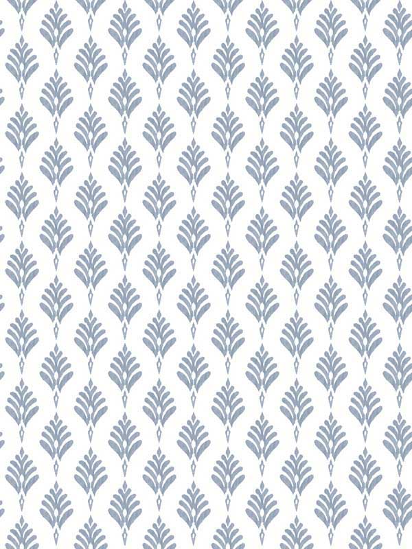 French Scallop fabric in blue color - pattern number CV4459 - by York in the Inspired by Color Blues II collection