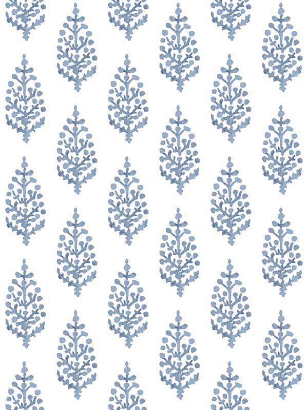 Paisley On Calico fabric in blue color - pattern number FH4068 - by York in the Inspired by Color Blues II collection