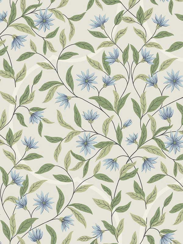 Jasmine fabric in jasmine color - pattern number GO8255 - by York in the Inspired by Color Blues II collection