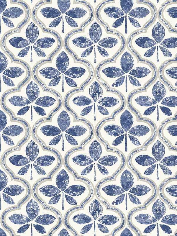 Sevilla fabric in cobalt color - pattern number GO8273 - by York in the Inspired by Color Blues II collection