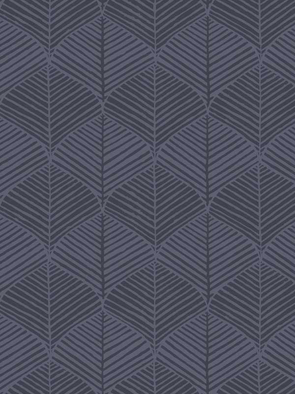 Palm Thatch wallpaper in navy color - pattern number SS2564 - by York in the Inspired by Color Blues II collection