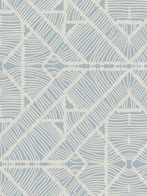Diamond Macrame wallpaper in blue color - pattern number TC2704 - by York in the Inspired by Color Blues II collection