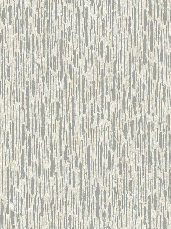 Metallic Cascade fabric in cream and silver color - pattern number MD7151 - by Antonina Vella in the Modern Metals Second Edition collection
