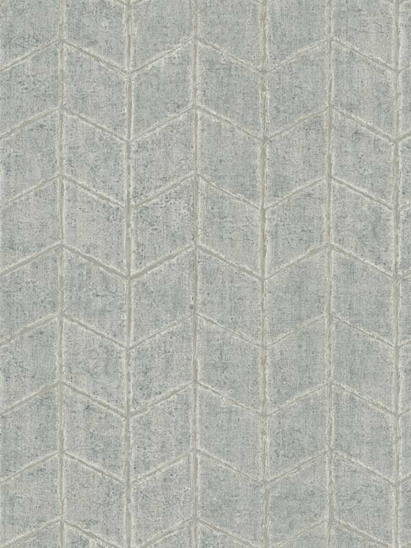 Flatiron Geometric fabric in grey sky color - pattern number OI0641 - by York in the New Origins collection