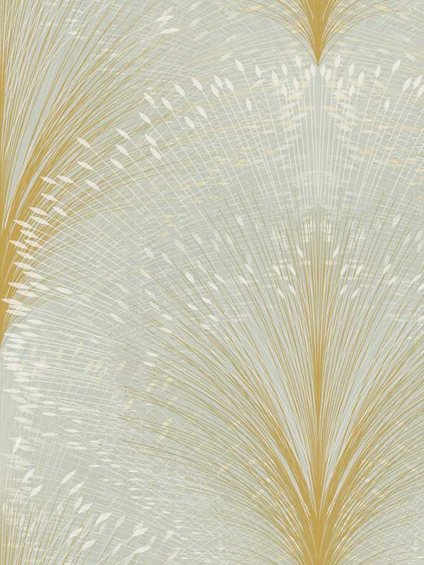 Papyrus Plume wallpaper in sage color - pattern number OI0682 - by York in the New Origins collection