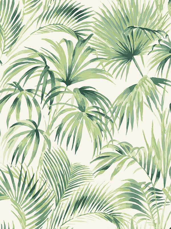 Manaus Palm Frond fabric in green color - pattern number 4071-71014 - by Chesapeake in the Blue Heron collection