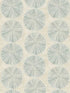 Biscuit Sand Dollar fabric in aqua color - pattern number 4071-71028 - by Chesapeake in the Blue Heron collection