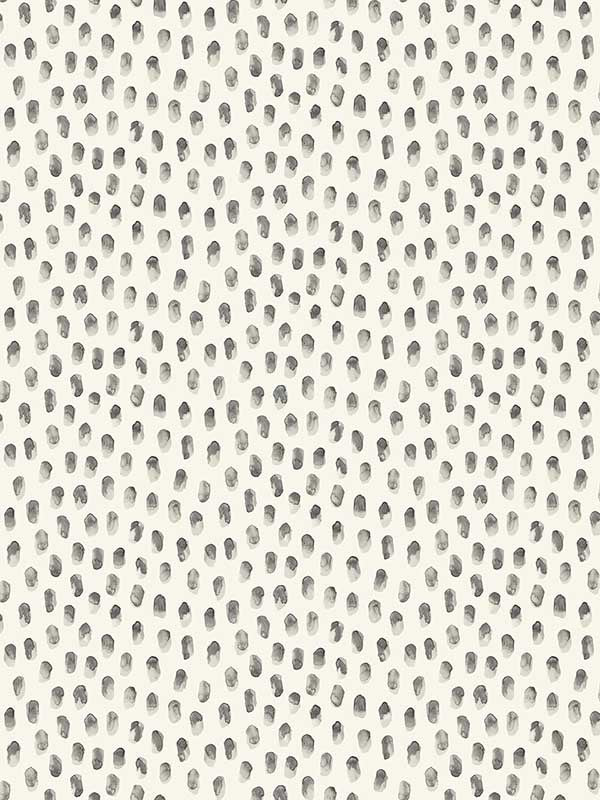 Sand Drips Painted Dots wallpaper in dark grey color - pattern number 4071-71063 - by Chesapeake in the Blue Heron collection