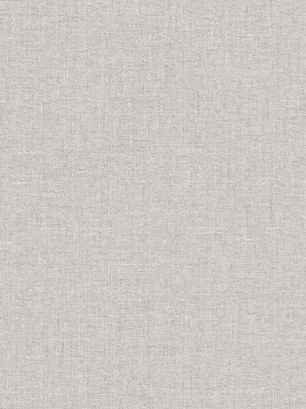 Abington Faux Linen fabric in uniform grey color - pattern number EW10118 - by Seabrook in the White Heron collection