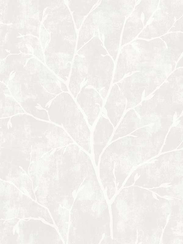 Avena Branches fabric in mica color - pattern number EW10208 - by Seabrook in the White Heron collection