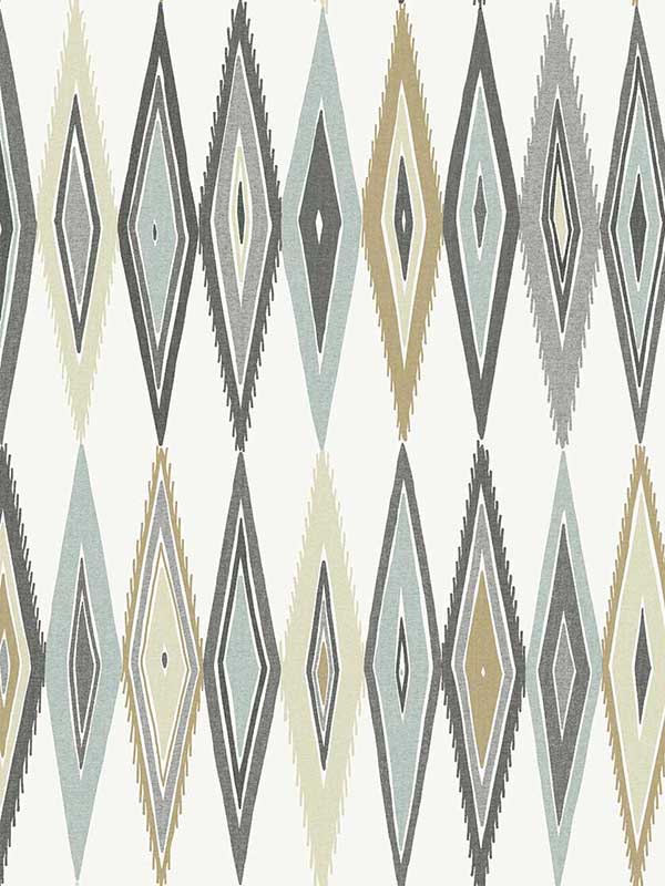 Bowfin fabric in trout color - pattern number WTK20008.WT.0 - by Winfield Thybony in the The Keys collection