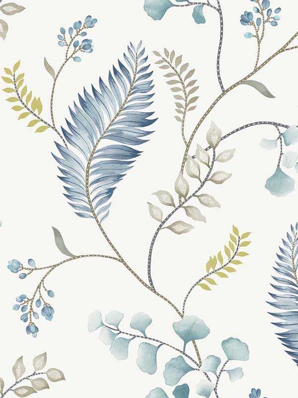 El Monte fabric in aquamarine color - pattern number WTK20302.WT.0 - by Winfield Thybony in the The Keys collection