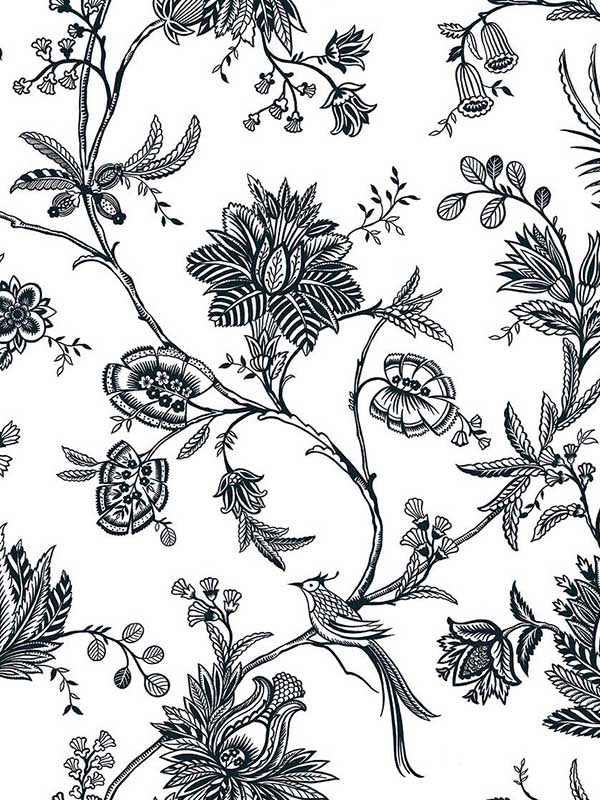 Maloney fabric in jet color - pattern number WTK20500.WT.0 - by Winfield Thybony in the The Keys collection