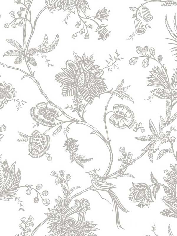 Maloney fabric in dove gray color - pattern number WTK20508.WT.0 - by Winfield Thybony in the The Keys collection