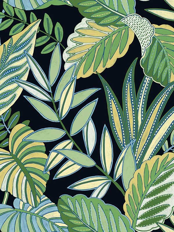Key Haven fabric in rainforest color - pattern number WTK20802.WT.0 - by Winfield Thybony in the The Keys collection