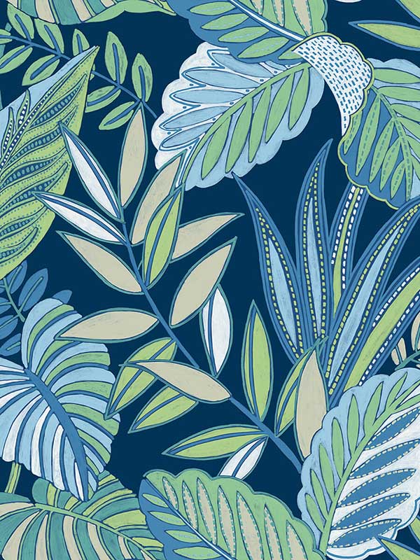 Key Haven fabric in lapis color - pattern number WTK20812.WT.0 - by Winfield Thybony in the The Keys collection