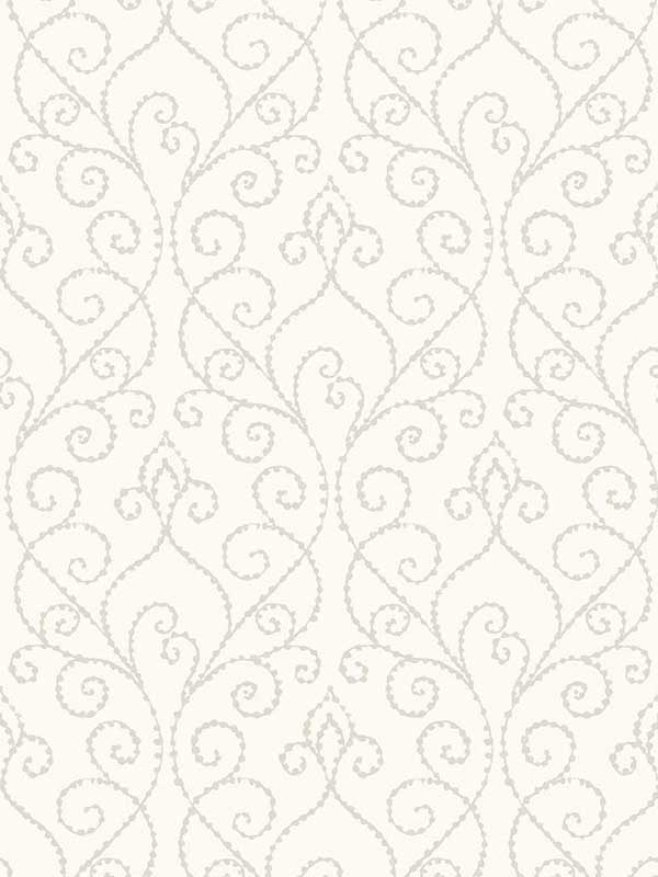 Sea Lore fabric in pigeon color - pattern number WTK21107.WT.0 - by Winfield Thybony in the The Keys collection