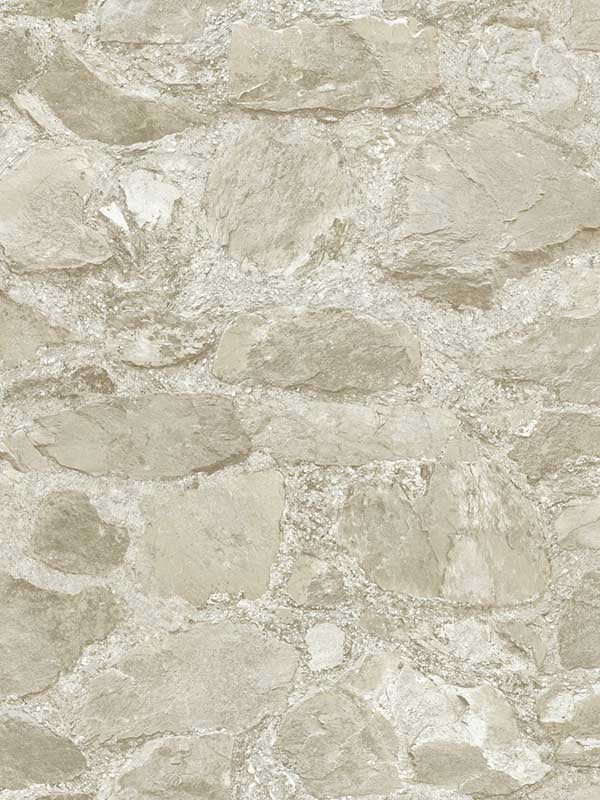 Field Stone wallpaper in beige color - pattern number MN1803 - by York in the Inspired by Color Earthy Tones collection