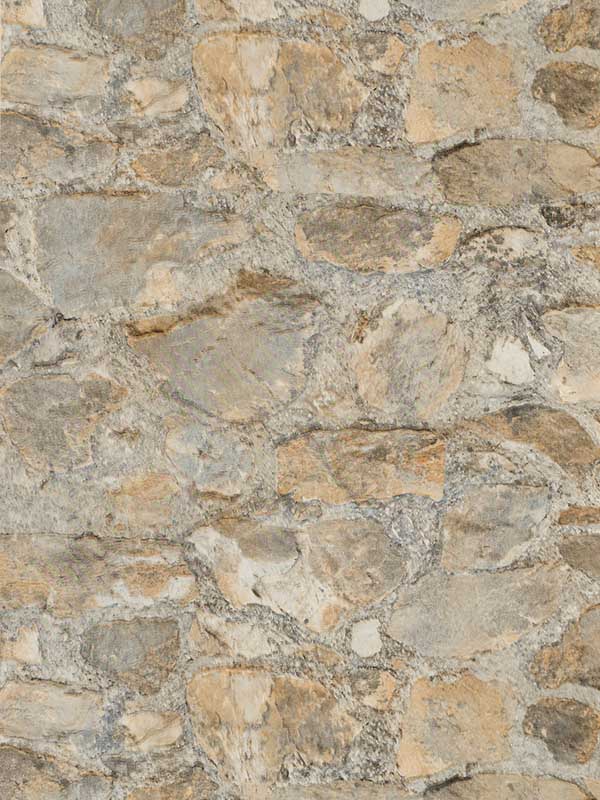 Field Stone wallpaper in tan and grey color - pattern number PA130904LW - by York in the Inspired by Color Earthy Tones collection
