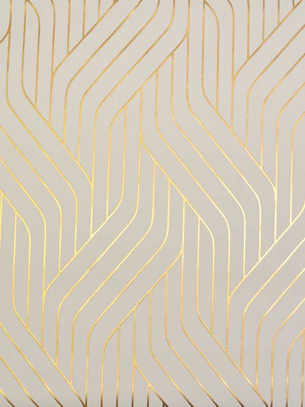 Ebb and Flow wallpaper in almond and gold color - pattern number NW3517 - by York in the Inspired by Color Shimmering Finishes collection