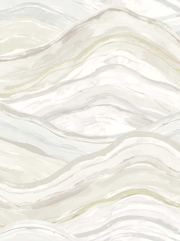 Dorea Striated Waves fabric in champagne color - pattern number 4121-26926 - by A Street Prints in the Mylos collection
