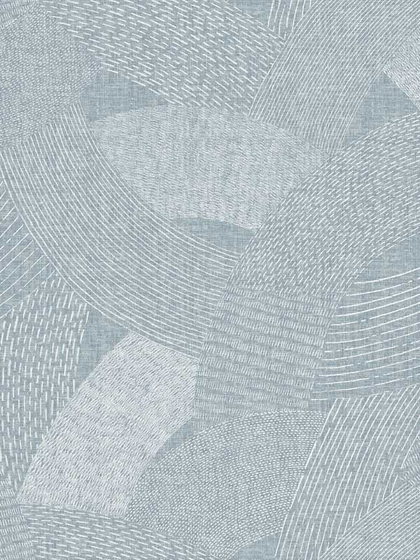 Tania Woven Abstract wallpaper in denim color - pattern number 4121-26935 - by A Street Prints in the Mylos collection