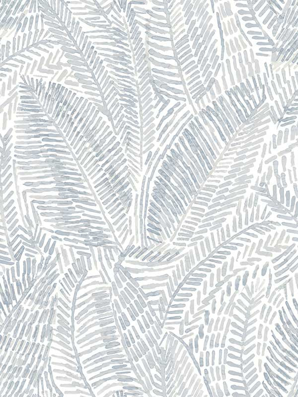Fildia Botanical wallpaper in light blue color - pattern number 4121-26951 - by A Street Prints in the Mylos collection