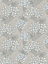 Floral Vine fabric in daydream grey and carolina blue color - pattern number ET12005 - by Seabrook in the Legacy Prints collection