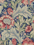 Acanthus Garden fabric in marine blue and watermelon color - pattern number ET12302 - by Seabrook in the Legacy Prints collection