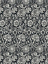 Tonal Floral Trail fabric in ebony color - pattern number ET12500 - by Seabrook in the Legacy Prints collection